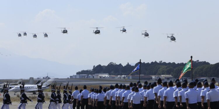 Realizan acto conmemorativo por 101 aniversario de la Fuerza Aérea Guatemalteca