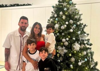 Argentina: Lionel Messi pasó las fiestas de Navidad en Rosario.