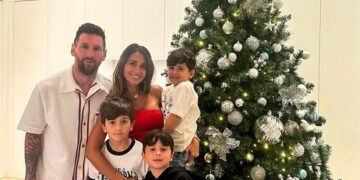 Argentina: Lionel Messi pasó las fiestas de Navidad en Rosario.