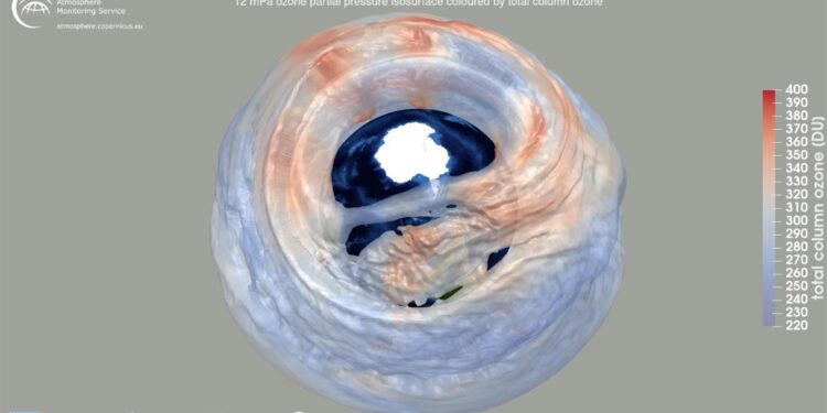 Agujero en capa de ozono sobre Antártida más persistente y grande entre 2020 y 2022