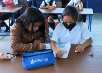 Ministerio de educación busca fortalecer las habilidades de los estudiantes. /Foto: Mineduc