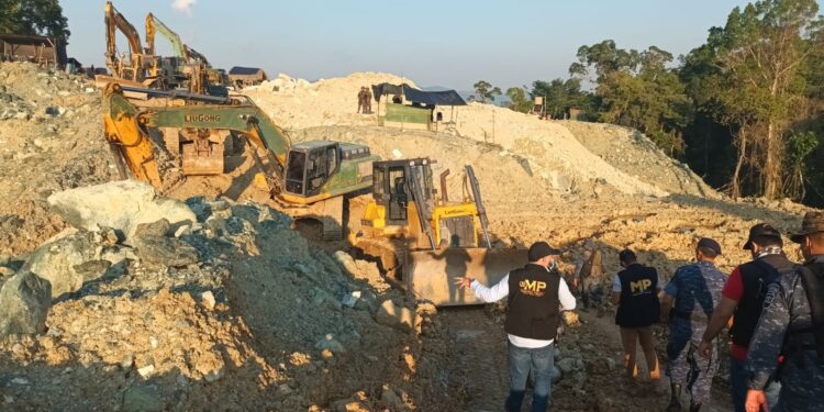 Efectúan operativo por posible explotación ilegal de jade en Izabal