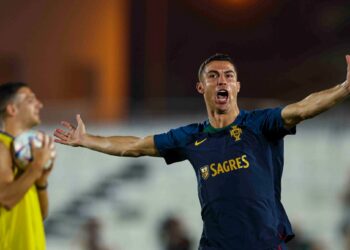 Fernando Santos y Cristiano Ronaldo