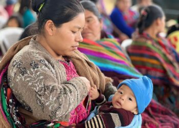 Mujeres de Simajhuleu en San Juan Comalapa formarán parte del programa Mejores Familias. /Foto: Mides