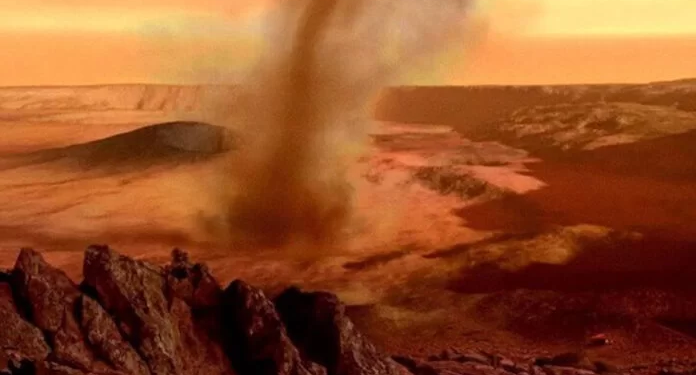 Sonido de remolino de polvo en Marte es grabado por primera vez