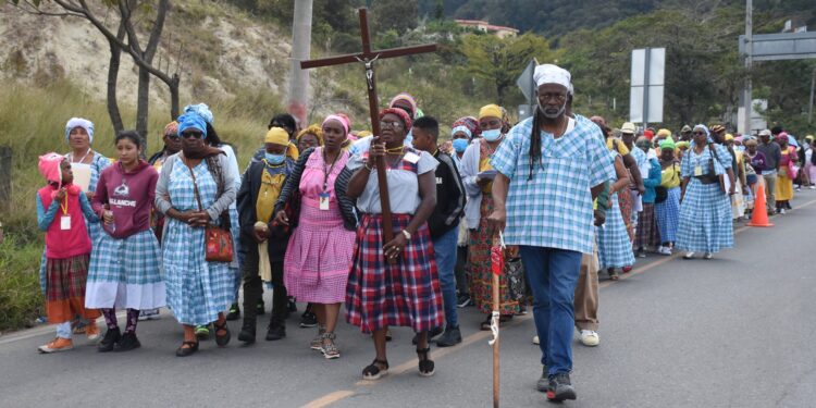 Esquipulas recibe a peregrinación garífuna