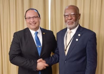 Cancilleres de Guatemala y Haití.