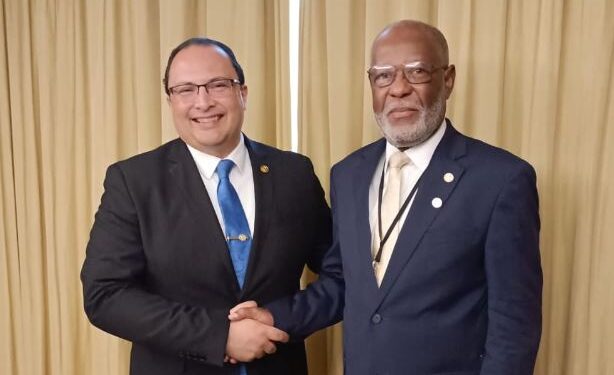 Cancilleres de Guatemala y Haití.