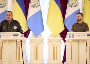 Declaración conjunta entre los presidente de Guatemala y Ucrania.