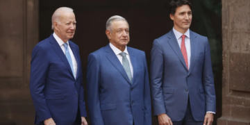 Biden, Trudeau y López Obrador arrancan cumbre trilateral en México