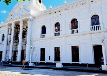 Avanza restauración del palacio departamental de Retalhuleu