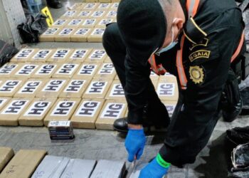 Localizan 436 paquetes de cocaína en contenedor procedente de Ecuador