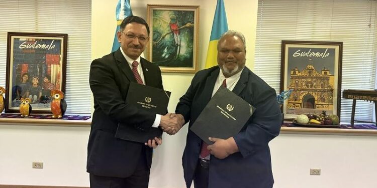 Guatemala y Palau establecen relaciones diplomáticas