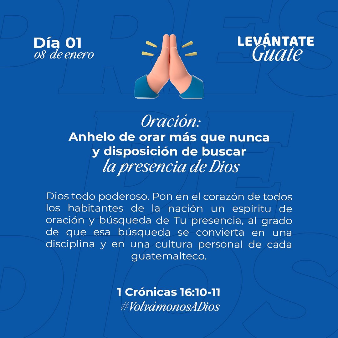 Inician 21 días de oración por Guatemala