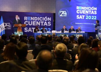 Presidente Alejandro Giammattei participa en Informe de Rendición de Cuentas de la SAT