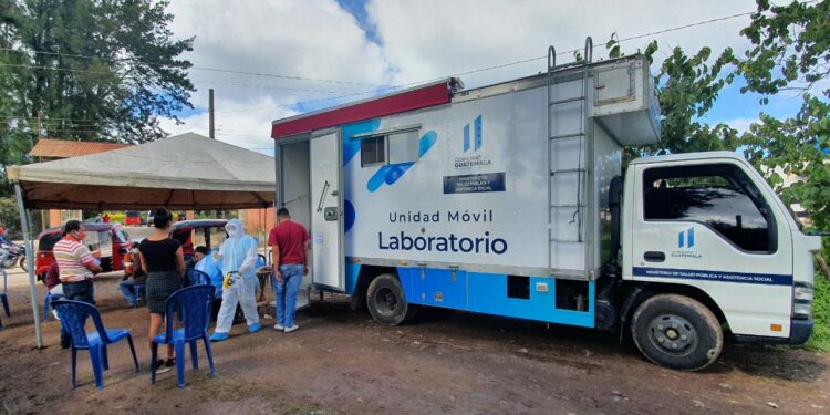 Unidades móviles del MSPAS.