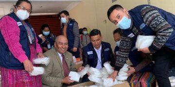 Entregan más de 11 mil mascarillas para Cecodii de Totonicapán