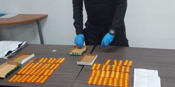 Localizan metanfetamina en bodegas de exportación