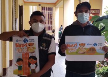 Promocionan NutriNiños como parte de las acciones de seguridad alimentaria. /Foto: SESAN