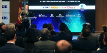 Presidente participó en el encuentro Guatemala en Europa, atrayendo Inversión y Comercio. /Foto: SCSP