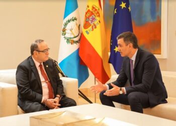 España y Guatemala reafirman lazos de cooperación. /Foto: Álvaro Dimayuga