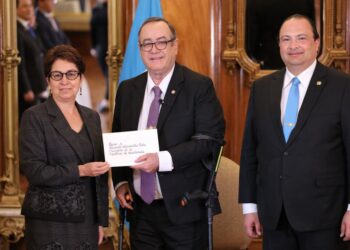 Embajadora de Colombia en Guatemala, Victoria González Ariza. /Foto: Gilber García