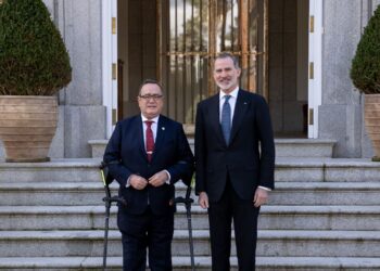 Presidente se reunió con los Reyes de España. /Foto: Cortesía