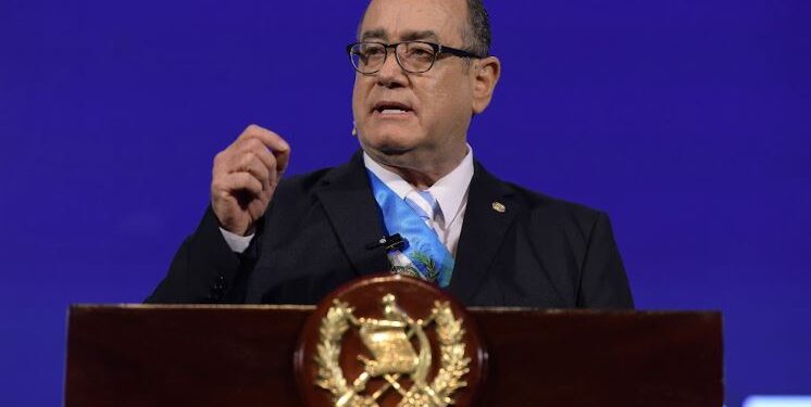 Presidente Giammattei participa en la Fitur en España. /Foto: Archivo SCSP