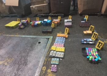 Localizan marihuana en contenedor procedente de Estados Unidos