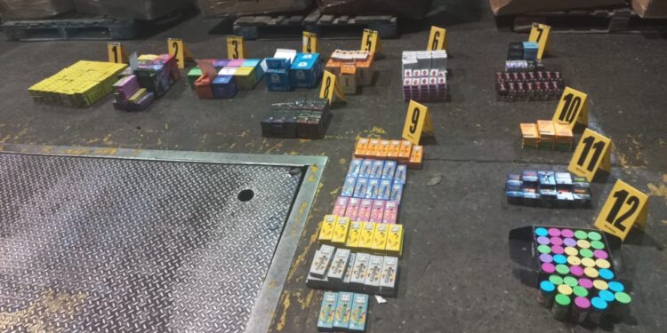 Localizan marihuana en contenedor procedente de Estados Unidos