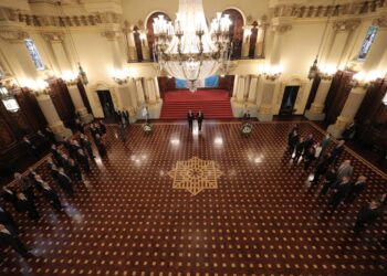 Gobierno de Guatemala reunió al cuerpo diplomático para el saludo de año nuevo. /Foto: Gilber García y Dickéns Zamora
