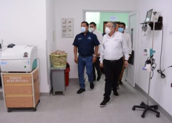 Espacio para la atención a neonatos en Petén. /Foto: MSPAS