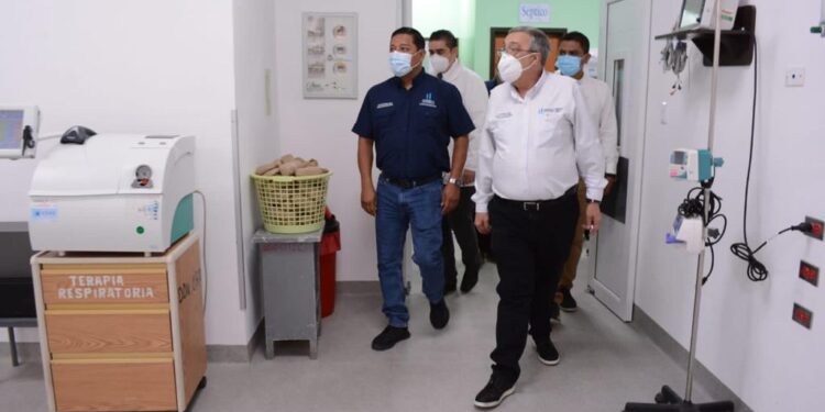 Espacio para la atención a neonatos en Petén. /Foto: MSPAS