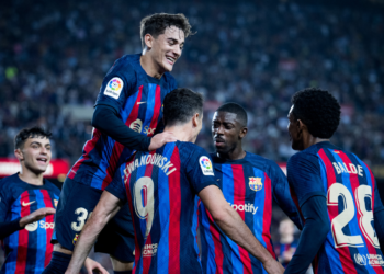 El Barsa de Xavi hace números históricos en la primera vuelta de la liga