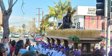 Guatemaltecos reciben la imagen de Jesús de Candelaria en Estados Unidos