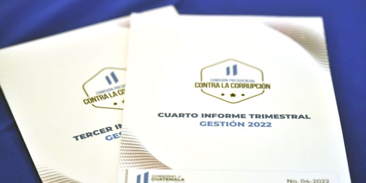 Comisión Presidencial contra la Corrupción presenta informe anual y trimestral de gestión