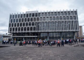 Se realizó un macrosimulacro en la ciudad de Guatemala.