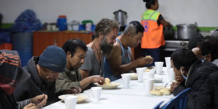Guatemaltecos pueden resguardarse en los 10 albergues habilitados. /Foto: SCSP