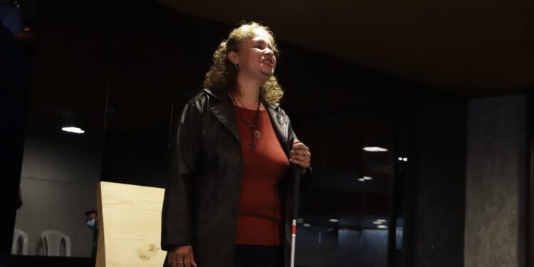 Asistentes al primer casting para formar parte del coro nacional de personas con discapacidad. /Foto: MCD