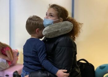 Familias ucranianas buscan refugio en Guatemala. /Foto: IGM