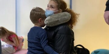 Familias ucranianas buscan refugio en Guatemala. /Foto: IGM