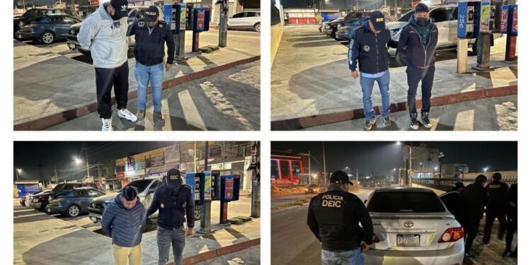 Capturan a presuntos extorsionistas que operan en Quetzaltenango