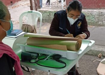 Vecinos de la Colonia Paraíso 2 recibieron atención médica. /Foto: MSPAS