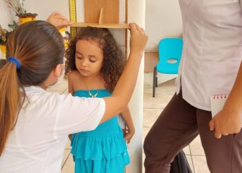 Acciones prevén medición de peso y talla en el país. /Foto: SESAN