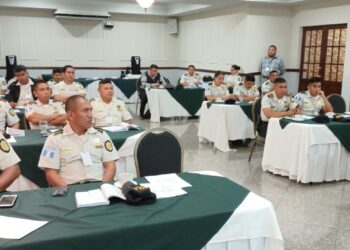 España apoyará para la capacitación de policías. /Foto: PNC