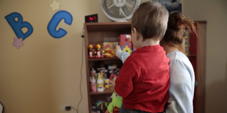 Madres privadas se apoyan en los CADI para el cuidado de sus hijos dentro del penal. /Foto: Noé Pérez