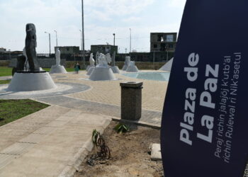 Parque de la paz en zona 21 capitalina. /Foto: Álvaro Interiano