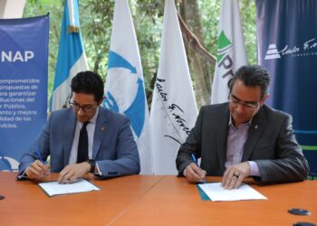 Firman convenio público- privado para fortalecer la institucionalidad pública