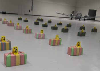 Fuerzas antinarcóticas localizan aeronave y posible droga en Petén