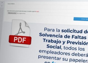 Presentación del informe del empleador en el Mintrab.